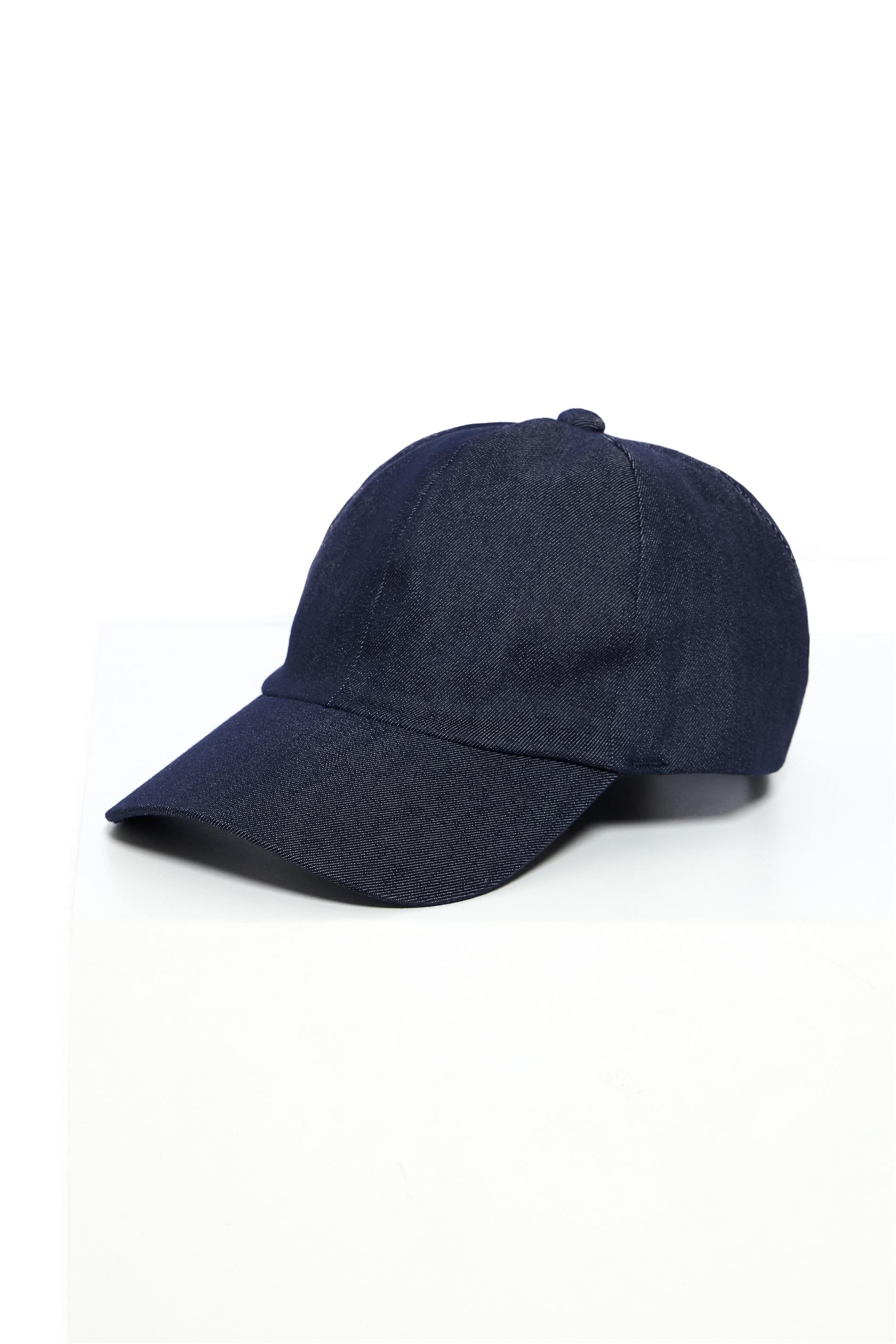 Boné Jeans Masculino com Aba Curva