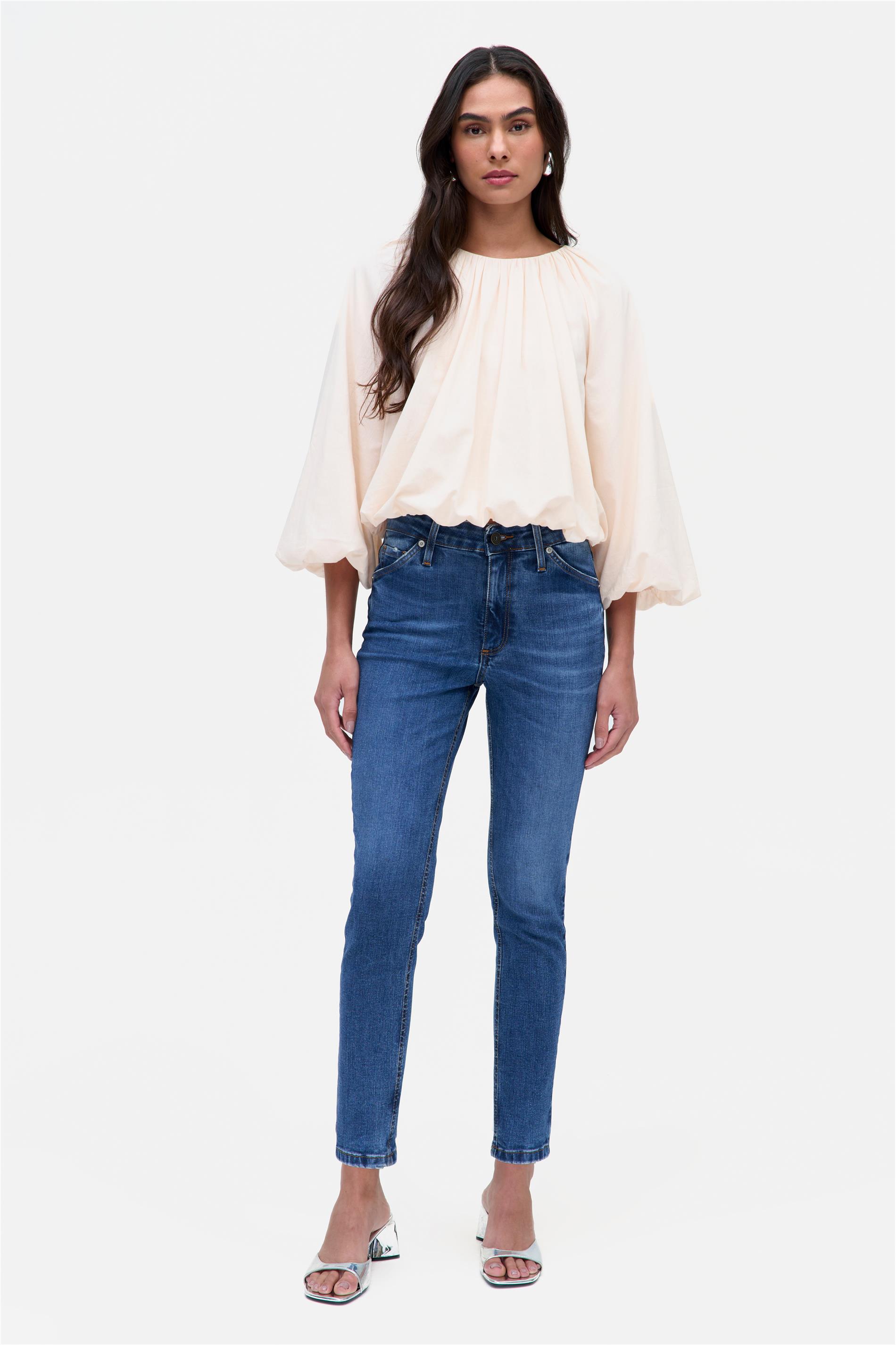 Calça Jeans Skinny Cropped G4