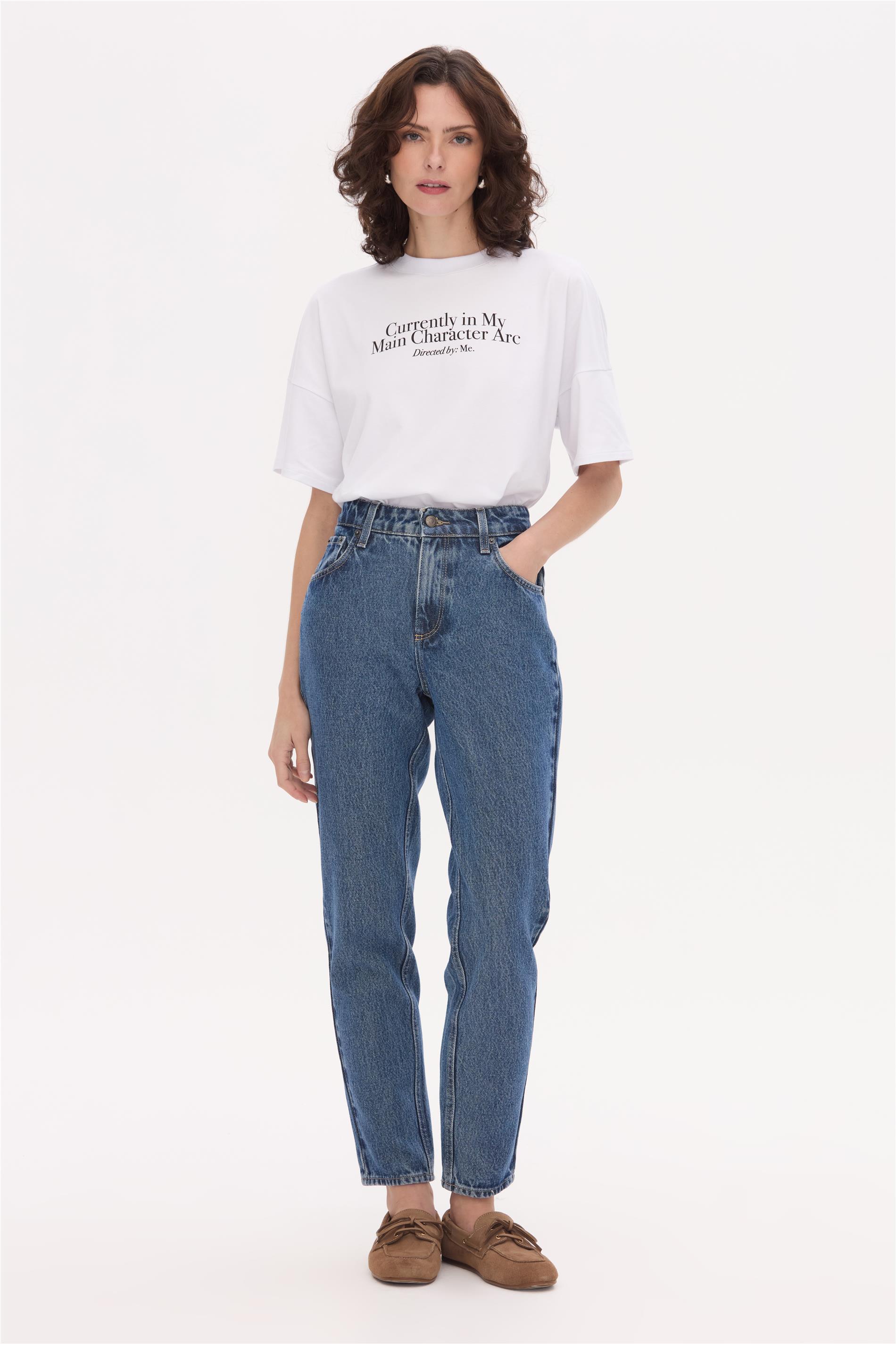 Calça Jeans Feminina Mom G3 C1