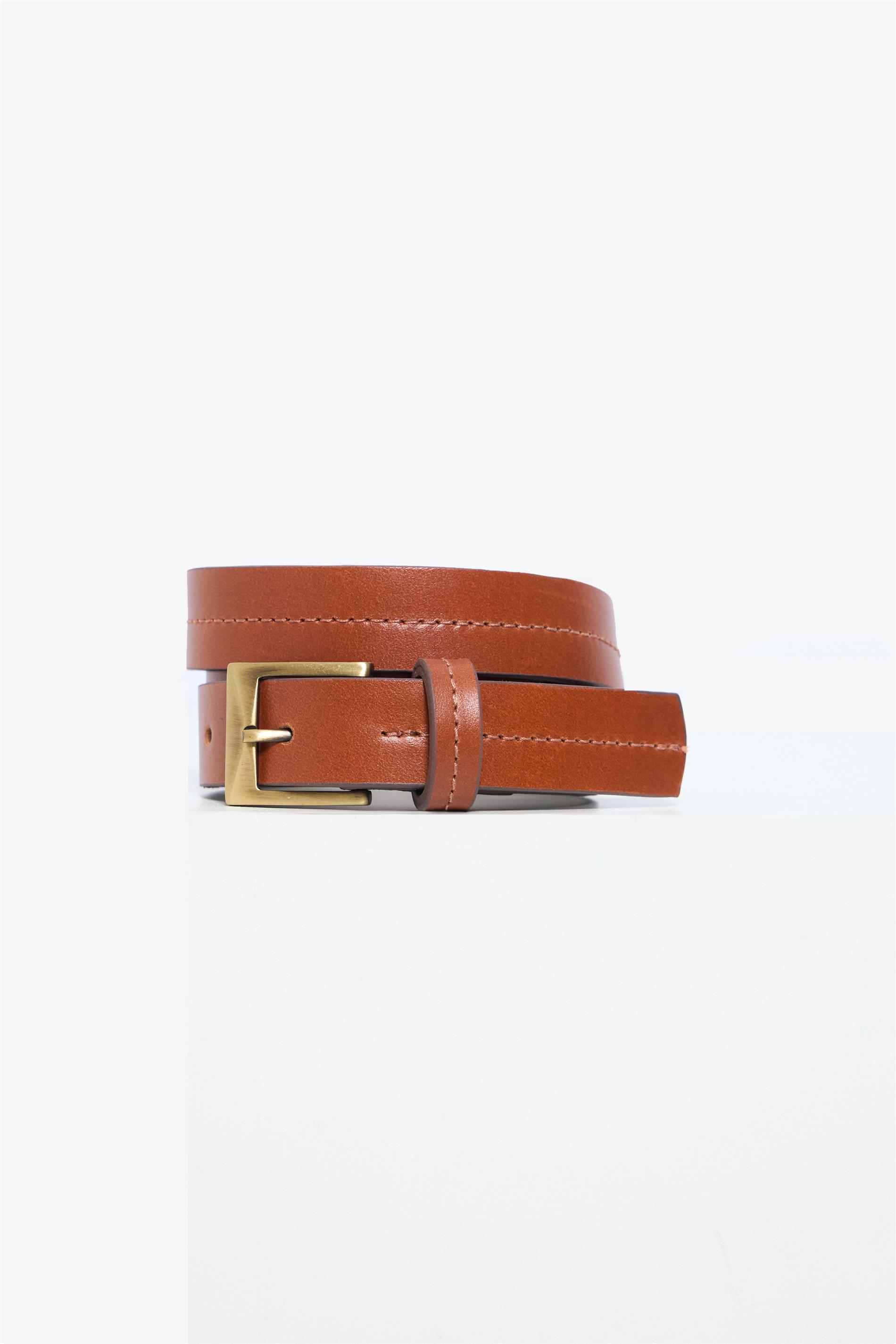 Cinto Feminino Caramelo com Fivela