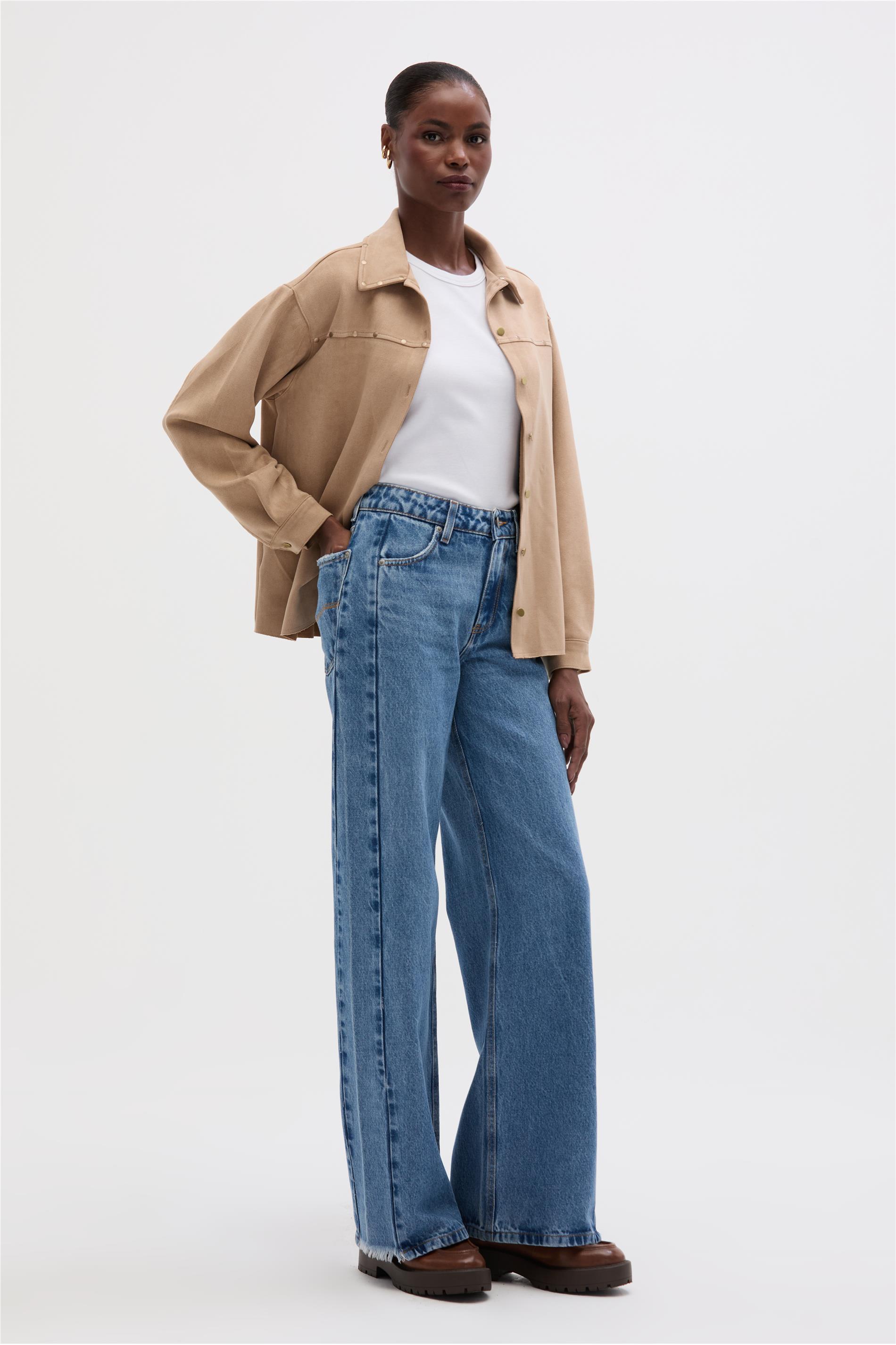 Calça Jeans Feminina New Flare