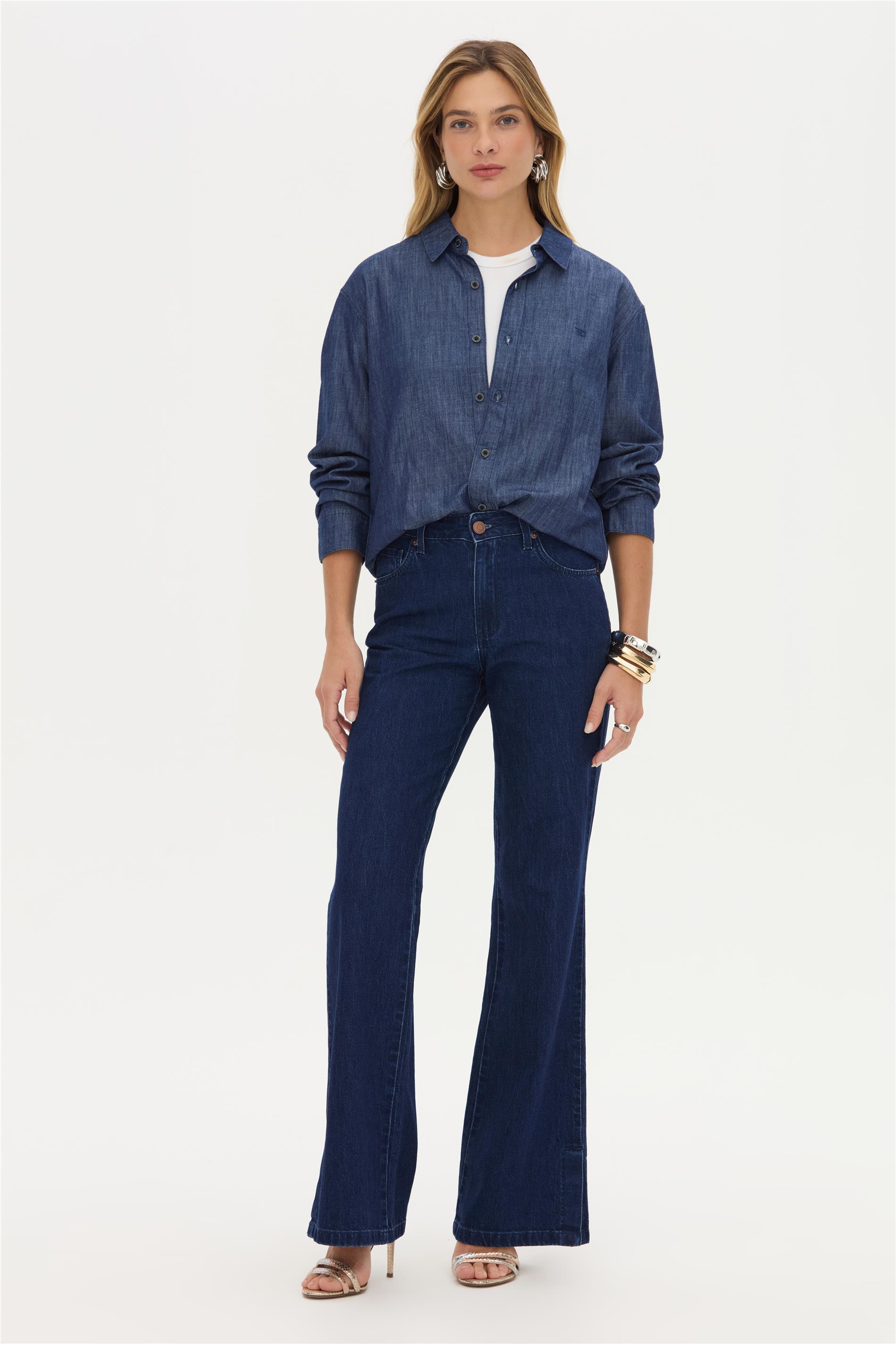 Calça Jeans Boot Cut Feminina G4 C2