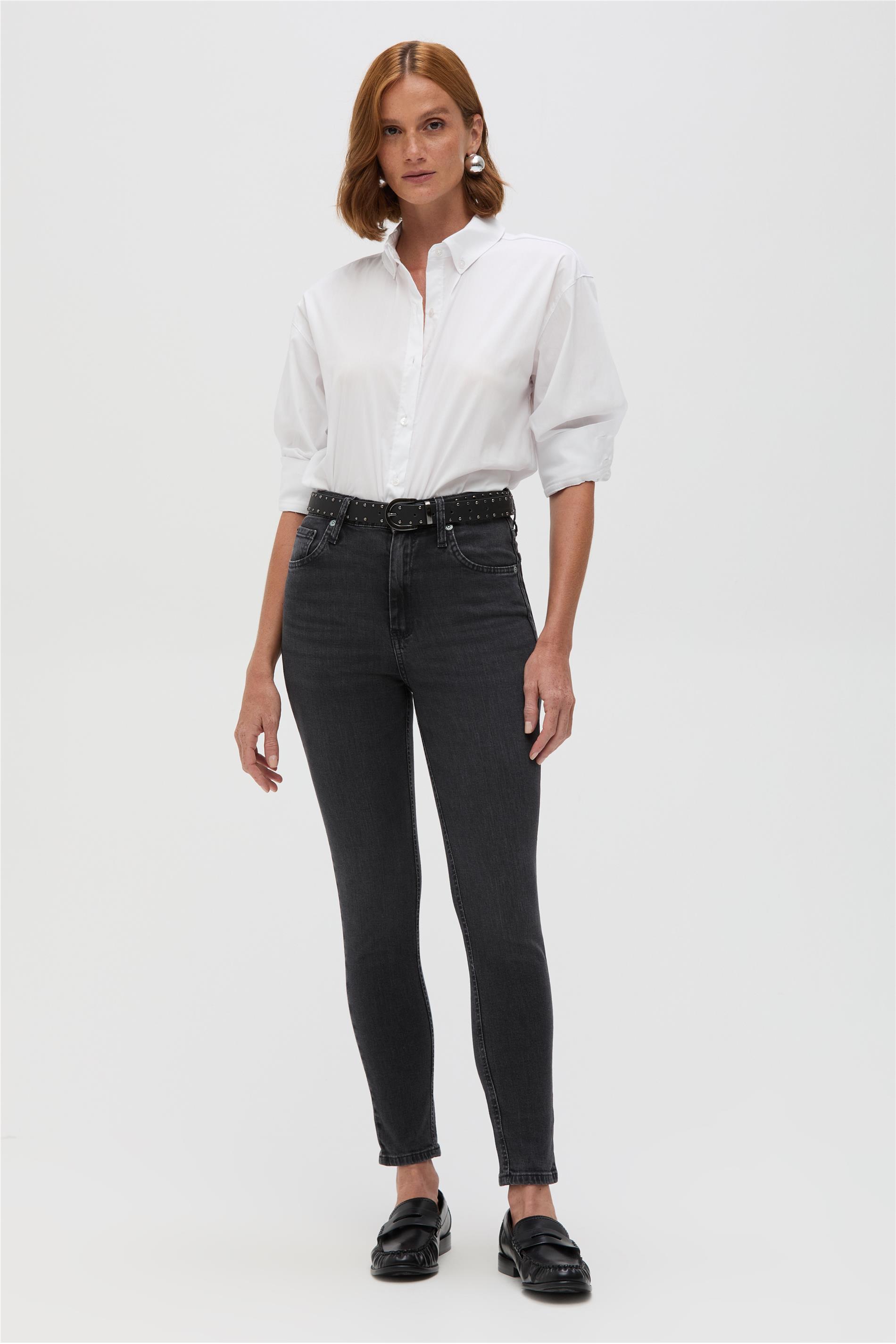 Calça Jeans Feminina Skinny Preta