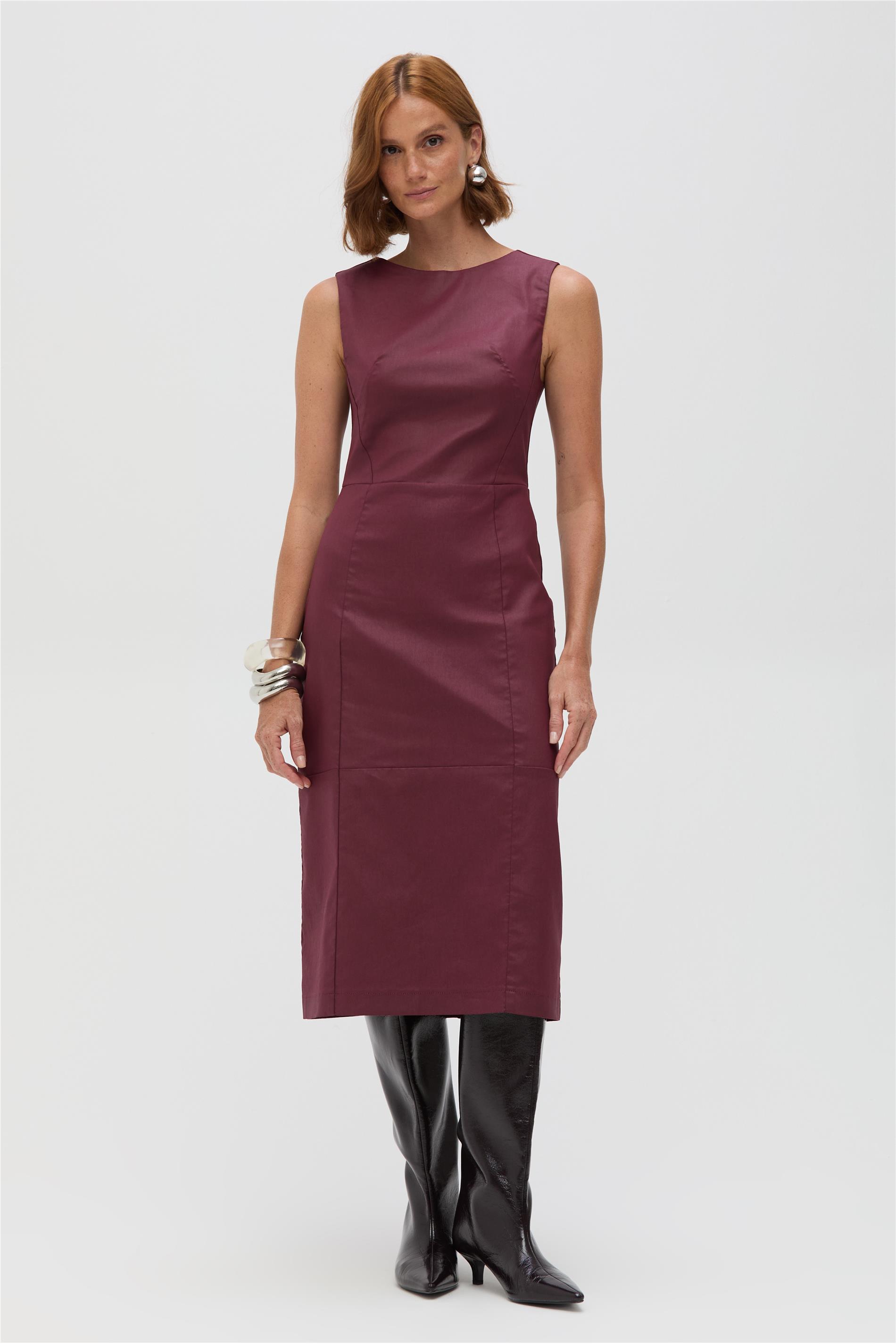 Vestido Midi Jeans Resinando