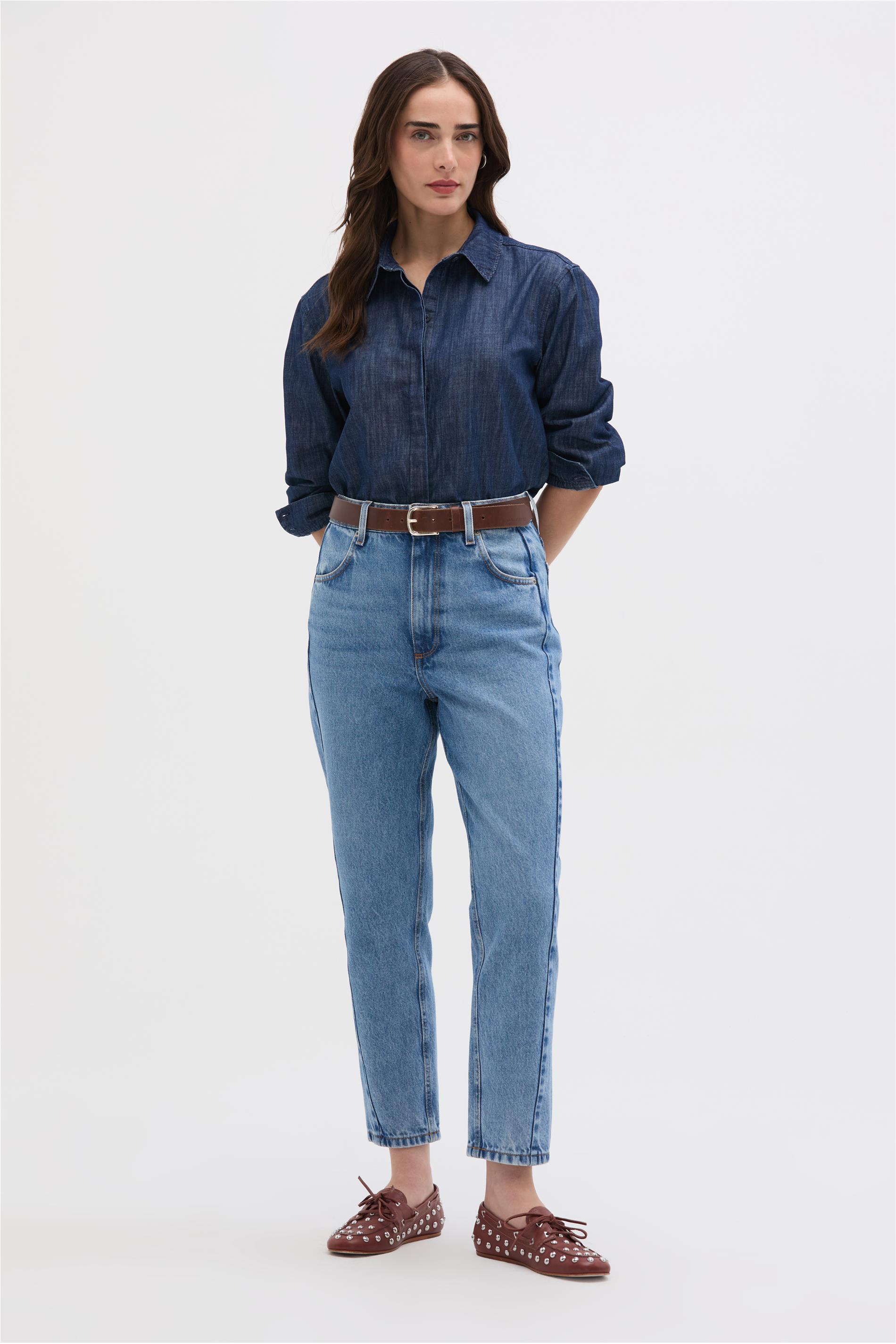 Calça Slim Feminina G5 Cropped Jeans