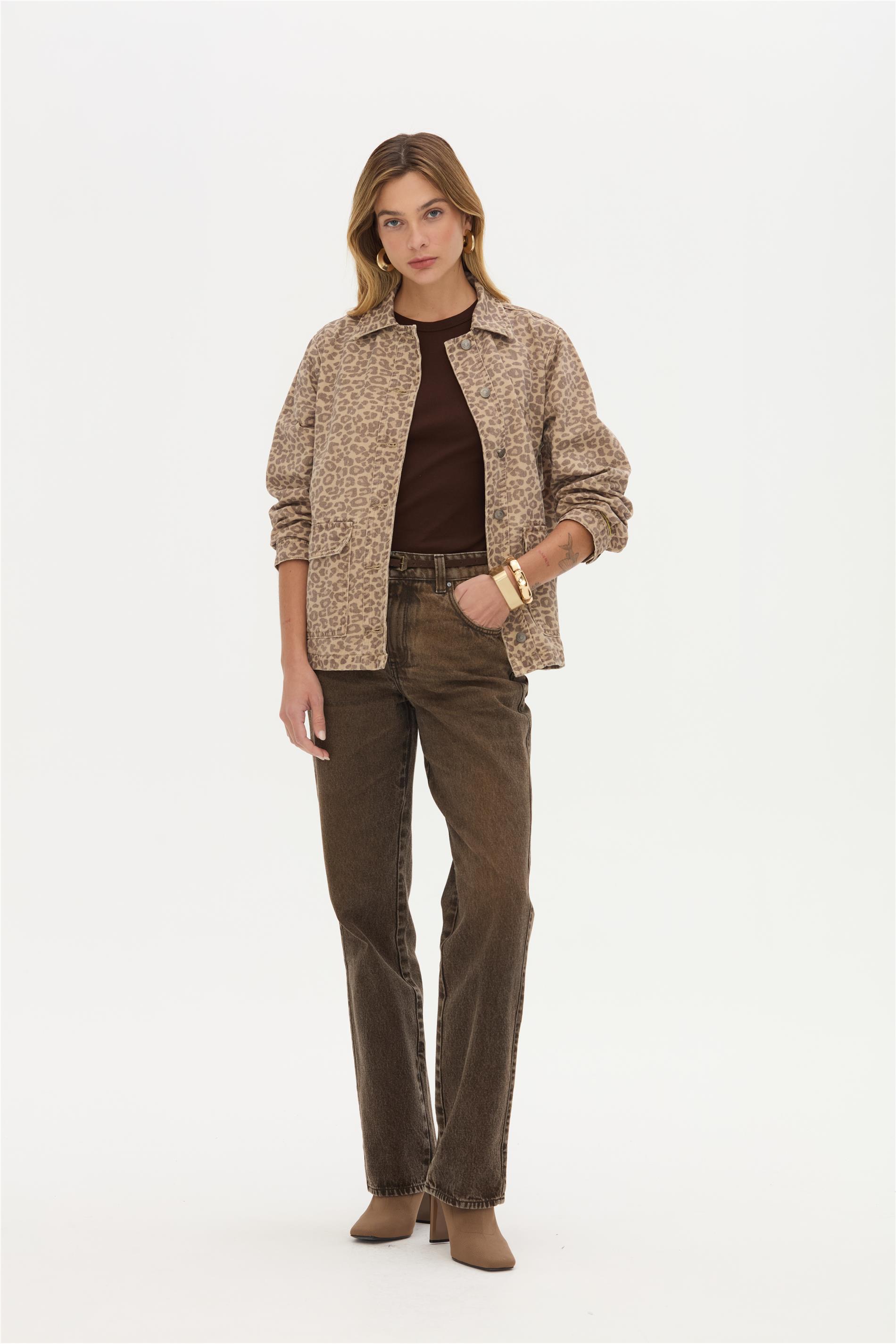 Calça Feminina Reta 100% Algodão
