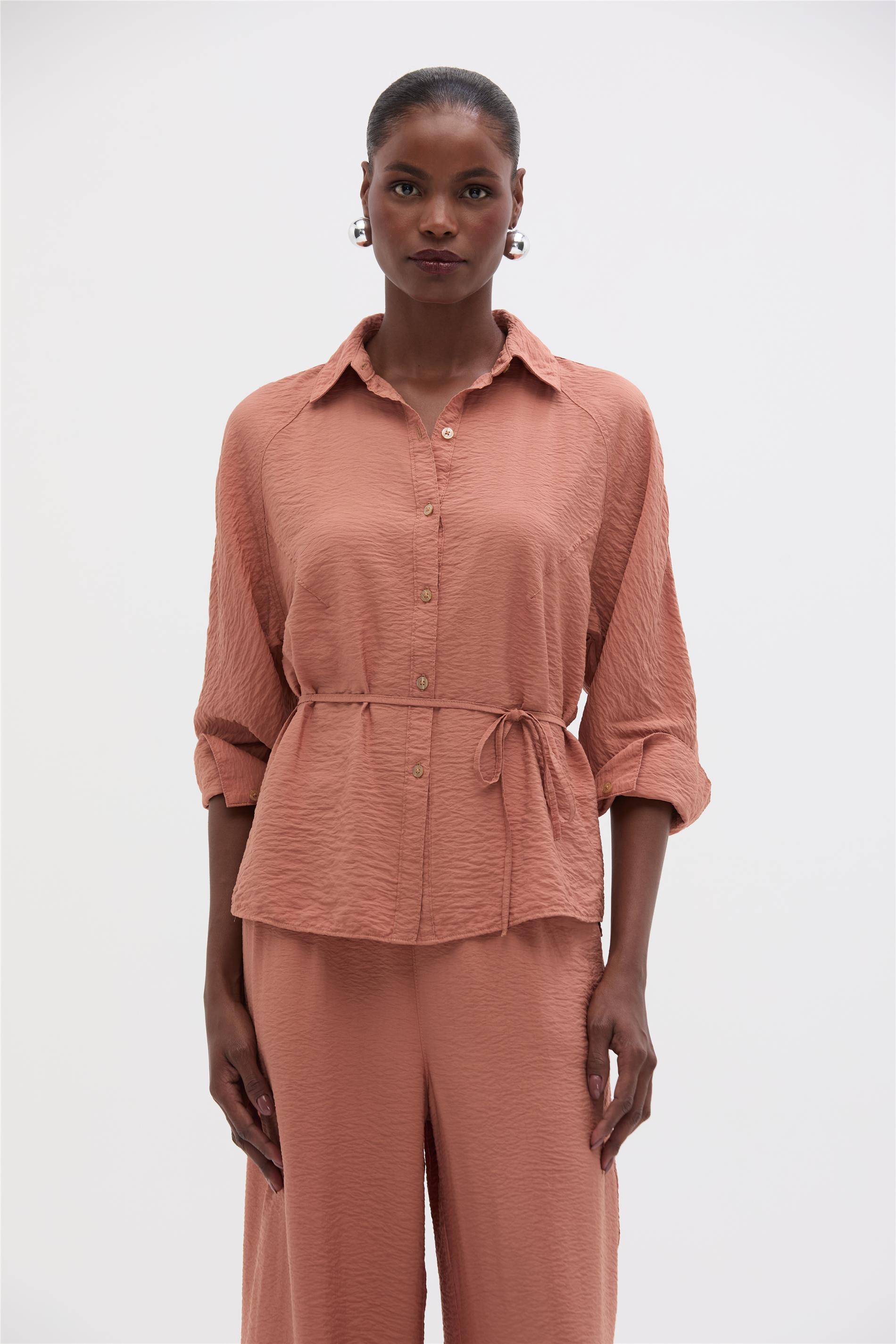 Camisa Feminina Raglan em Viscose
