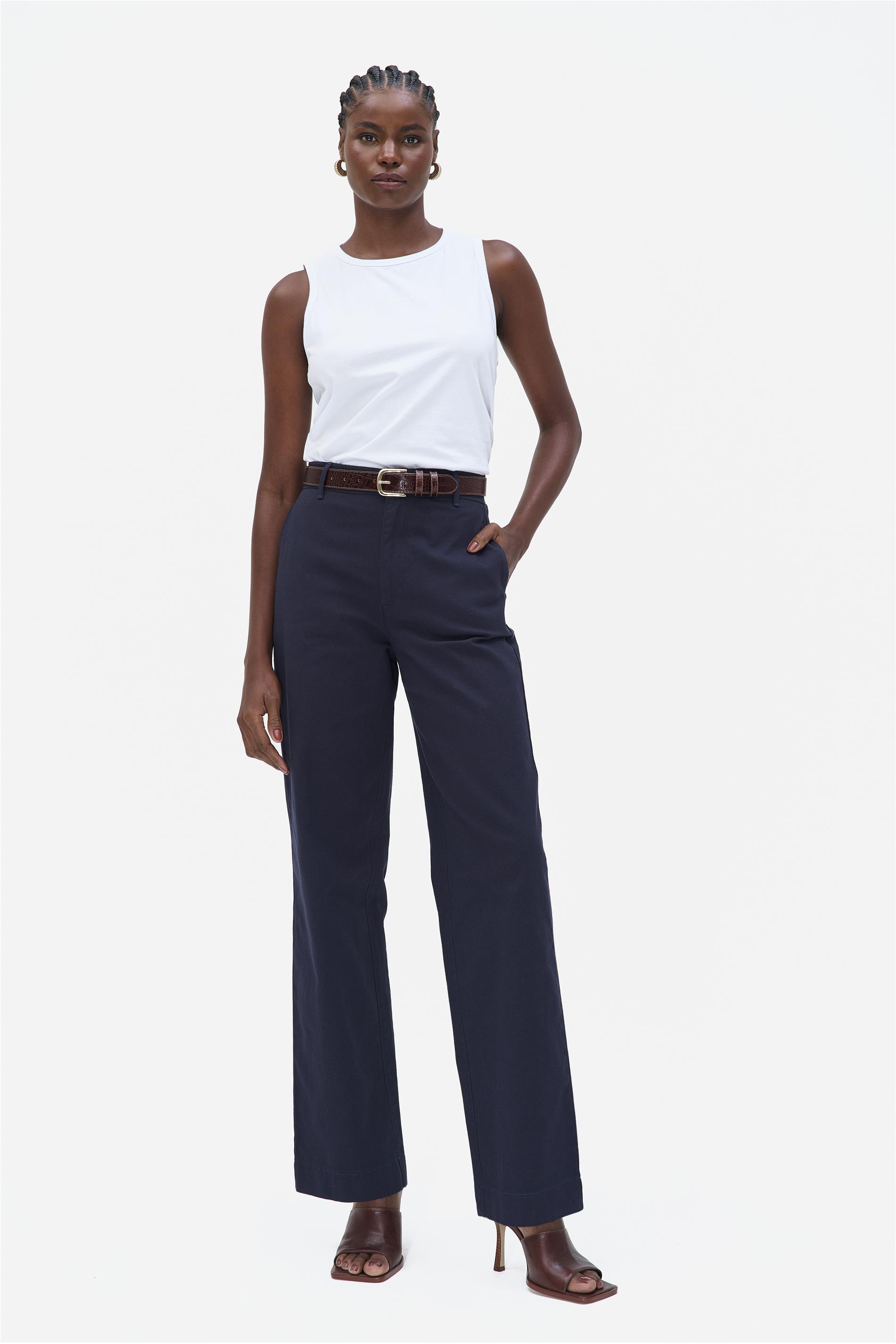 Calça de Sarja G5 C1 Reta Feminina