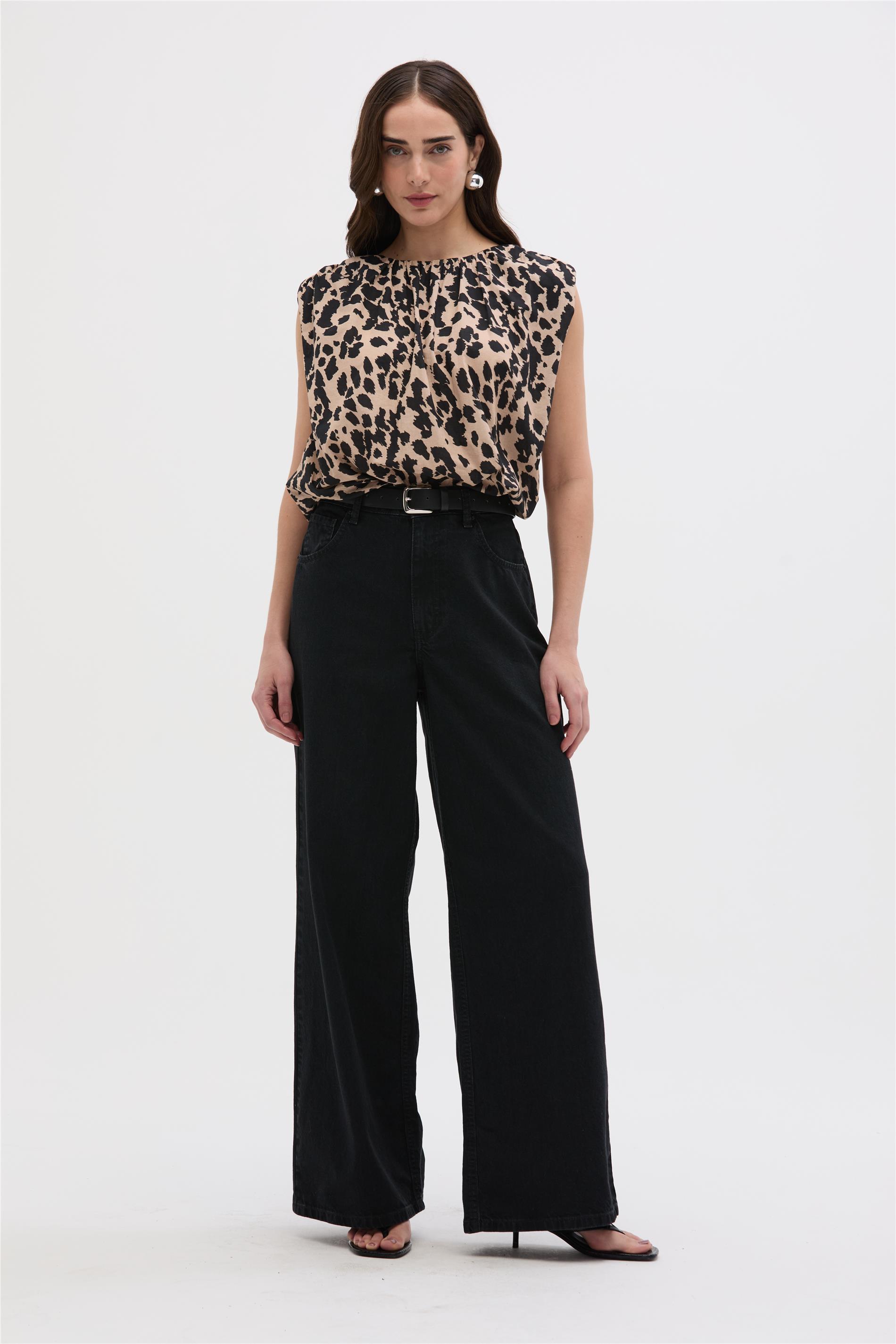 Calça Pantalona Feminina G4 C2 Algodão