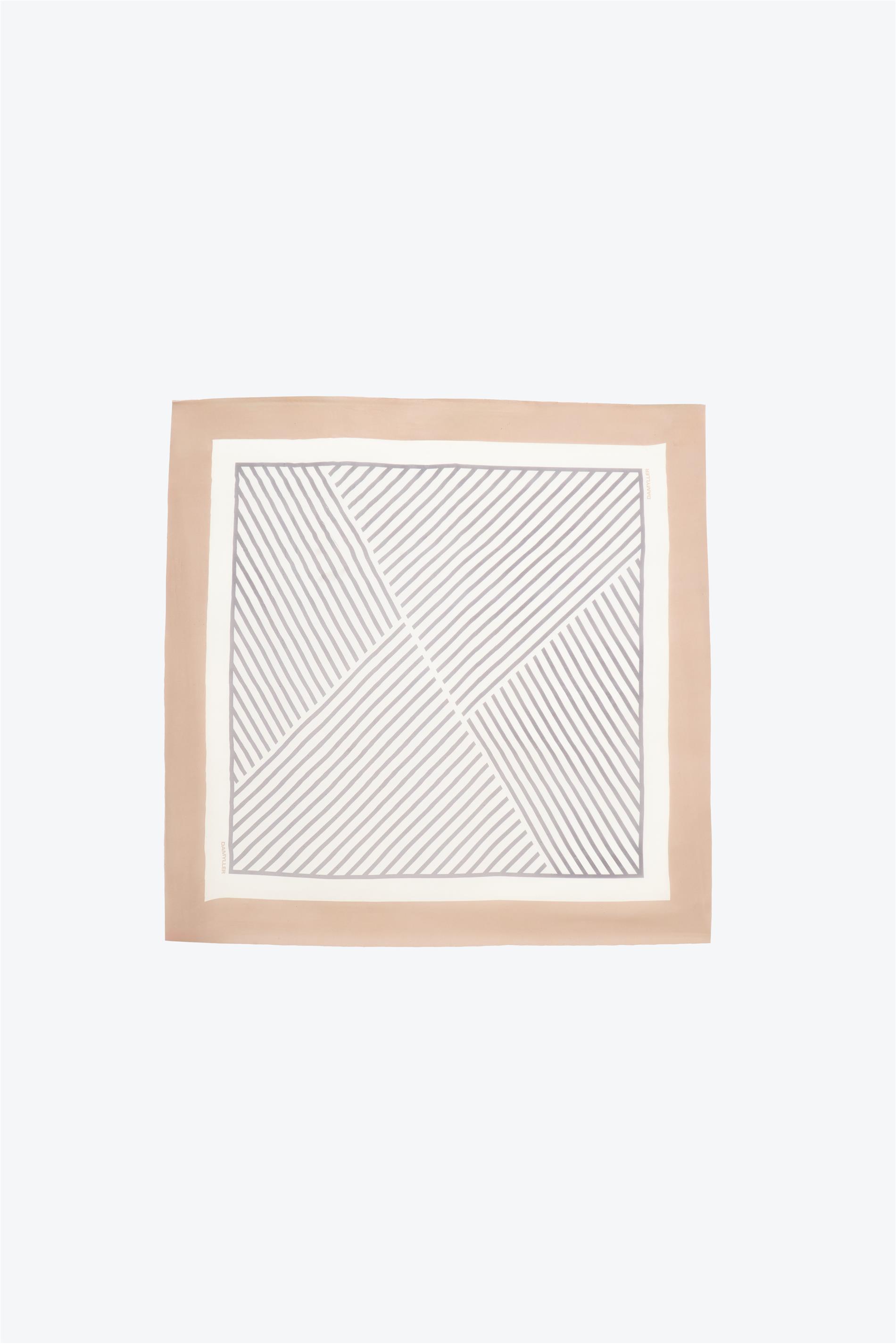 Lenço Feminino Geométrico Transparente