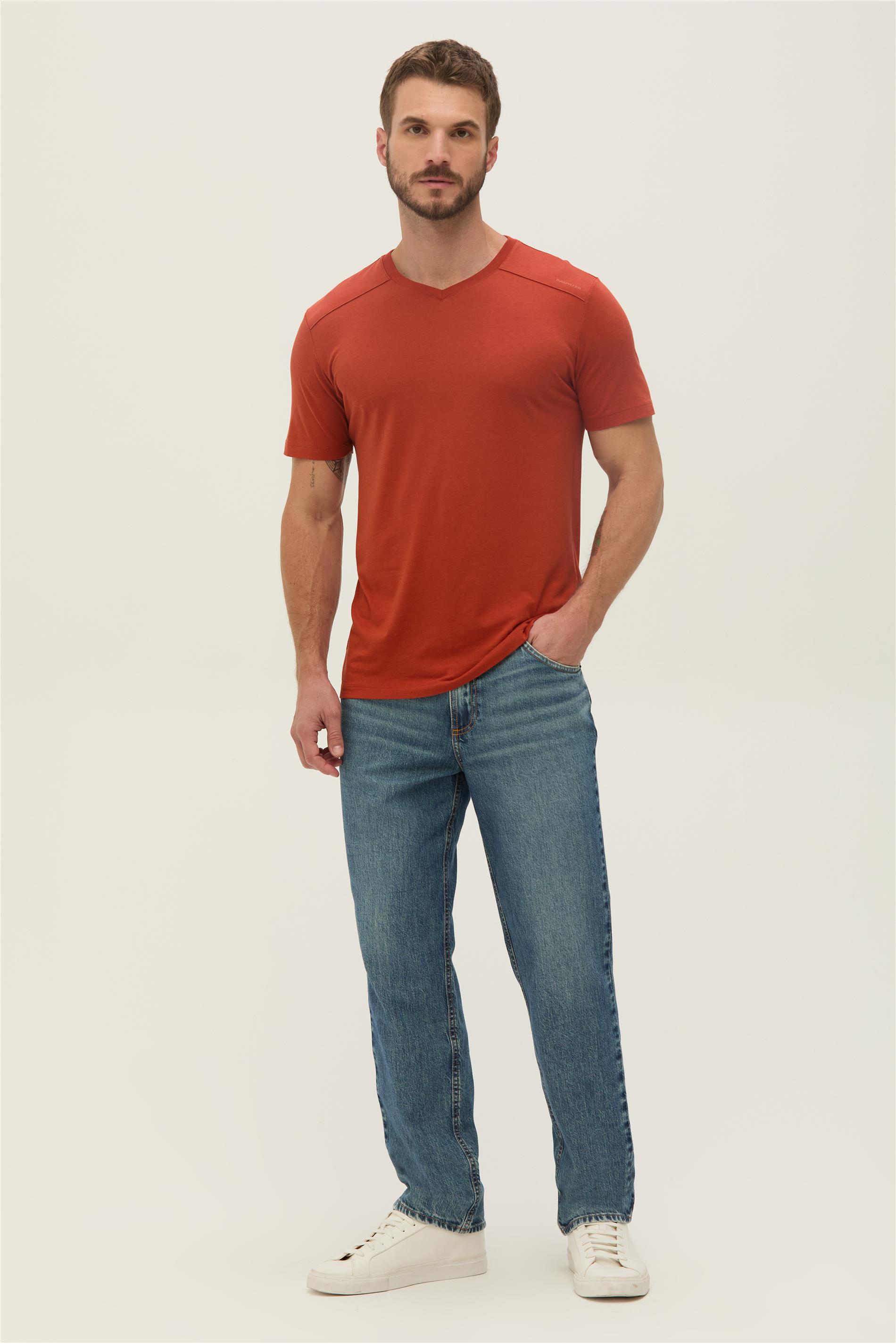 Calça Jeans Masculina Reta BCI