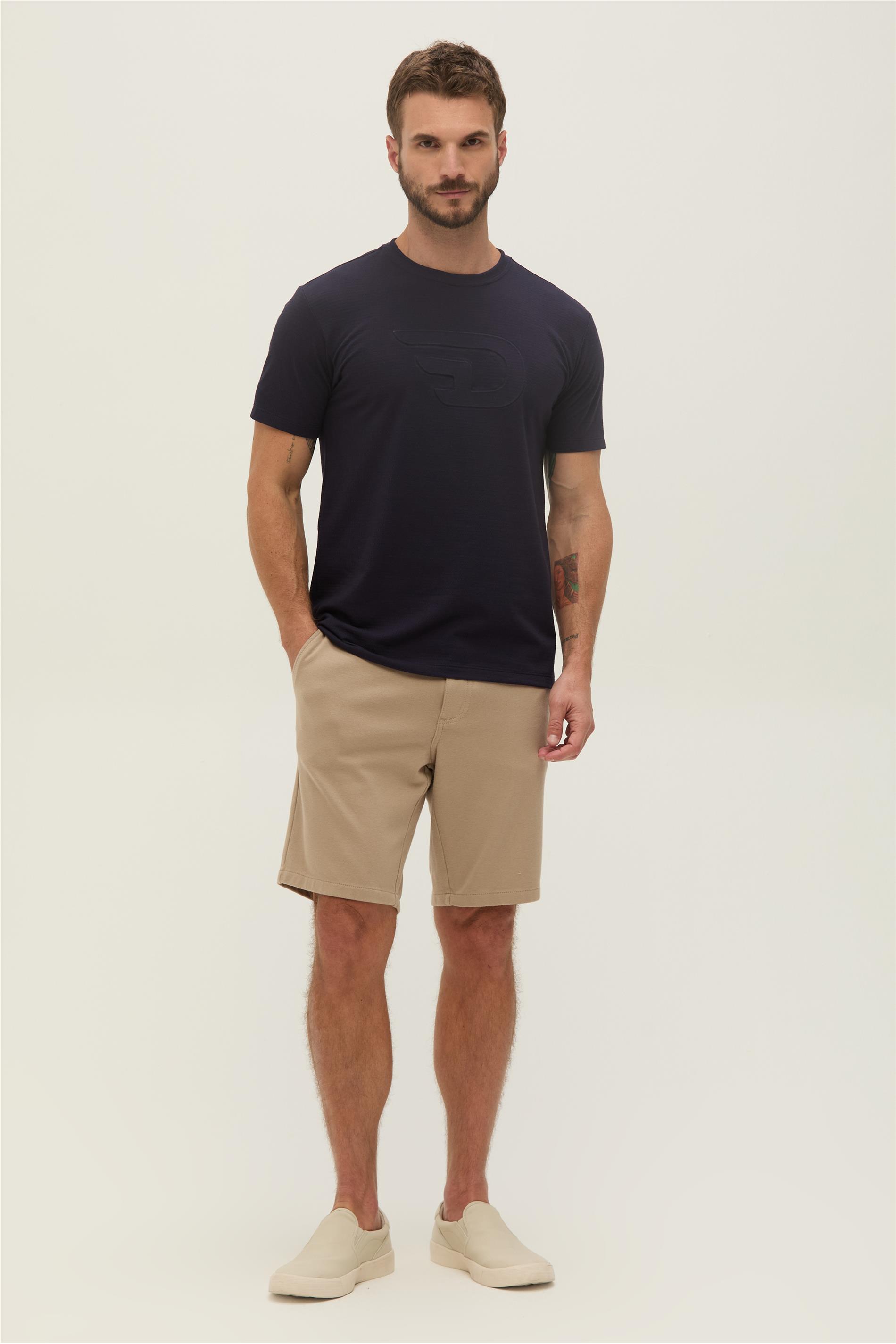 Bermuda Masculina Slim com Elastano