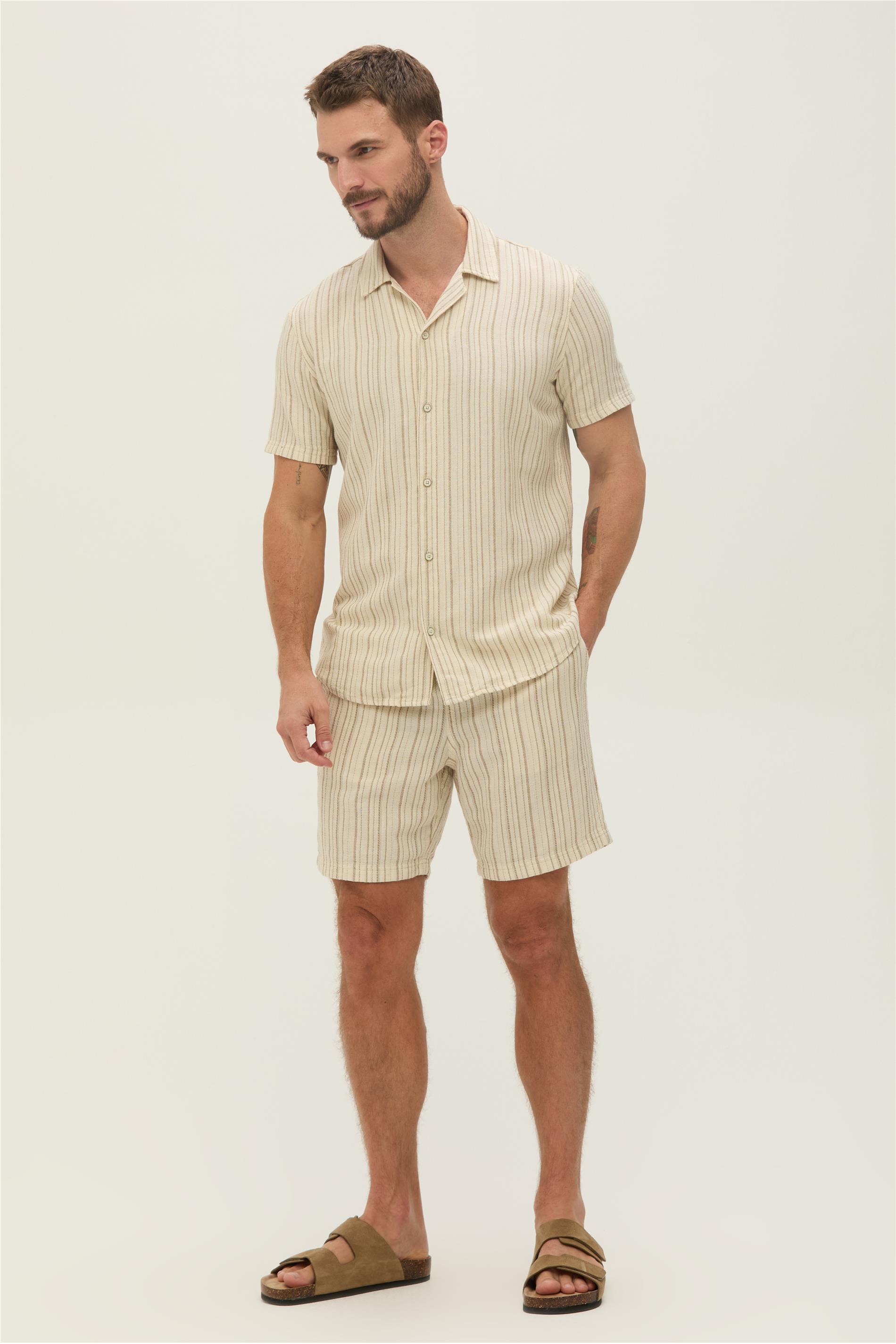 Bermuda Jogger Masculina Listrada