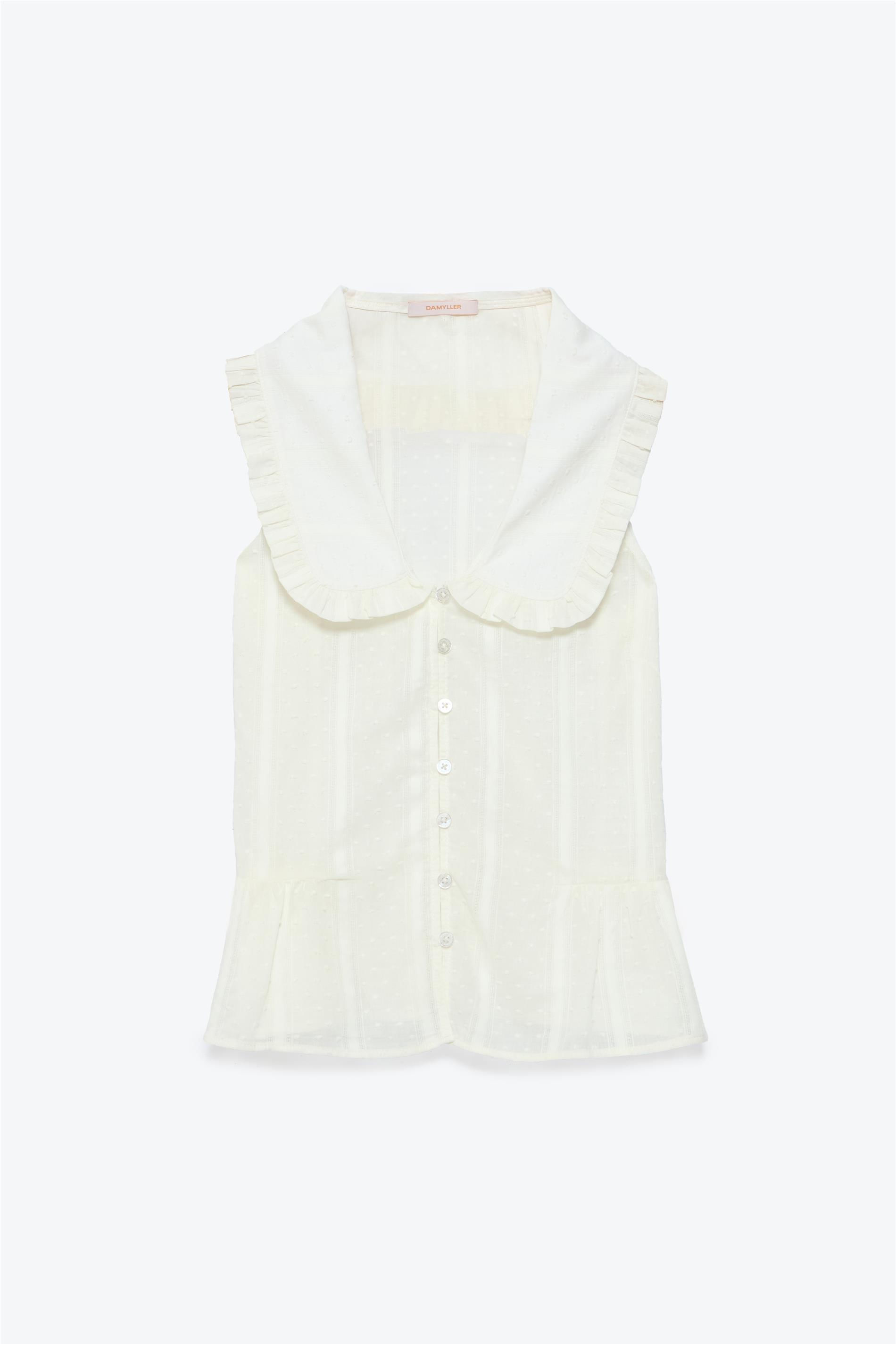 Blusa Feminina com Babado Duplo
