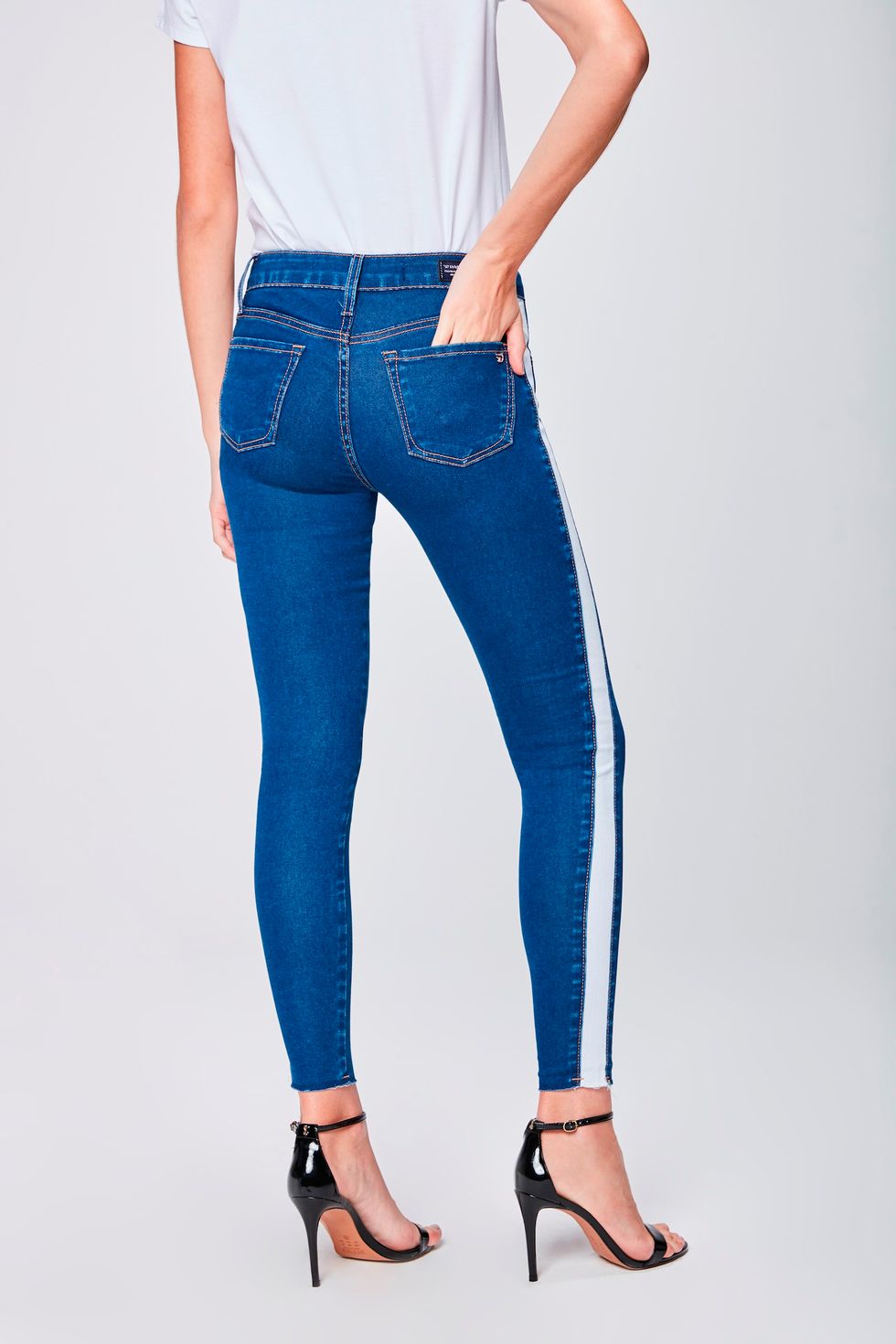 calças jeans femininas cintura alta