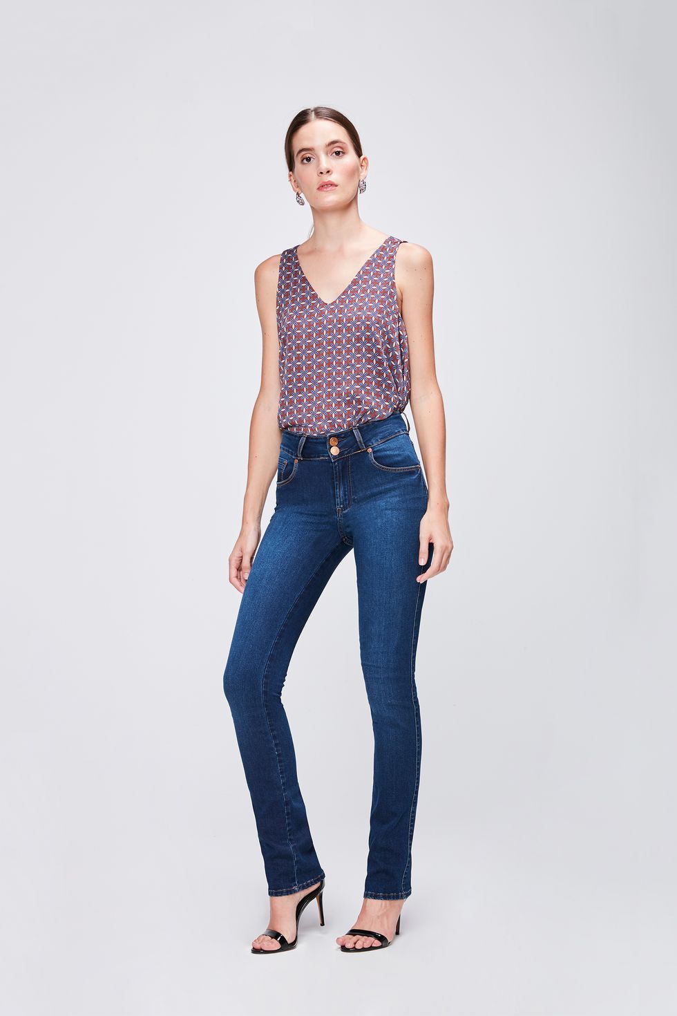 calça alta feminina