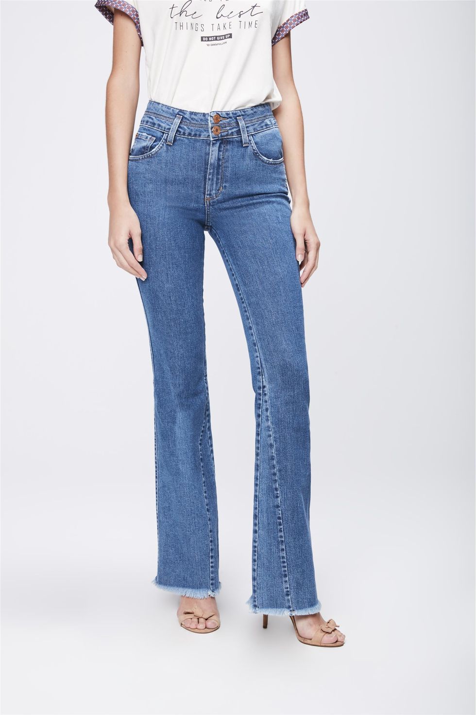 calça jeans damyller feminina