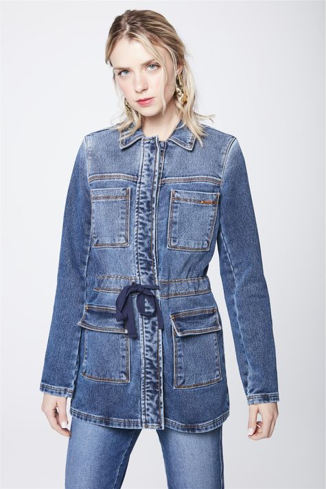 parka feminina jeans