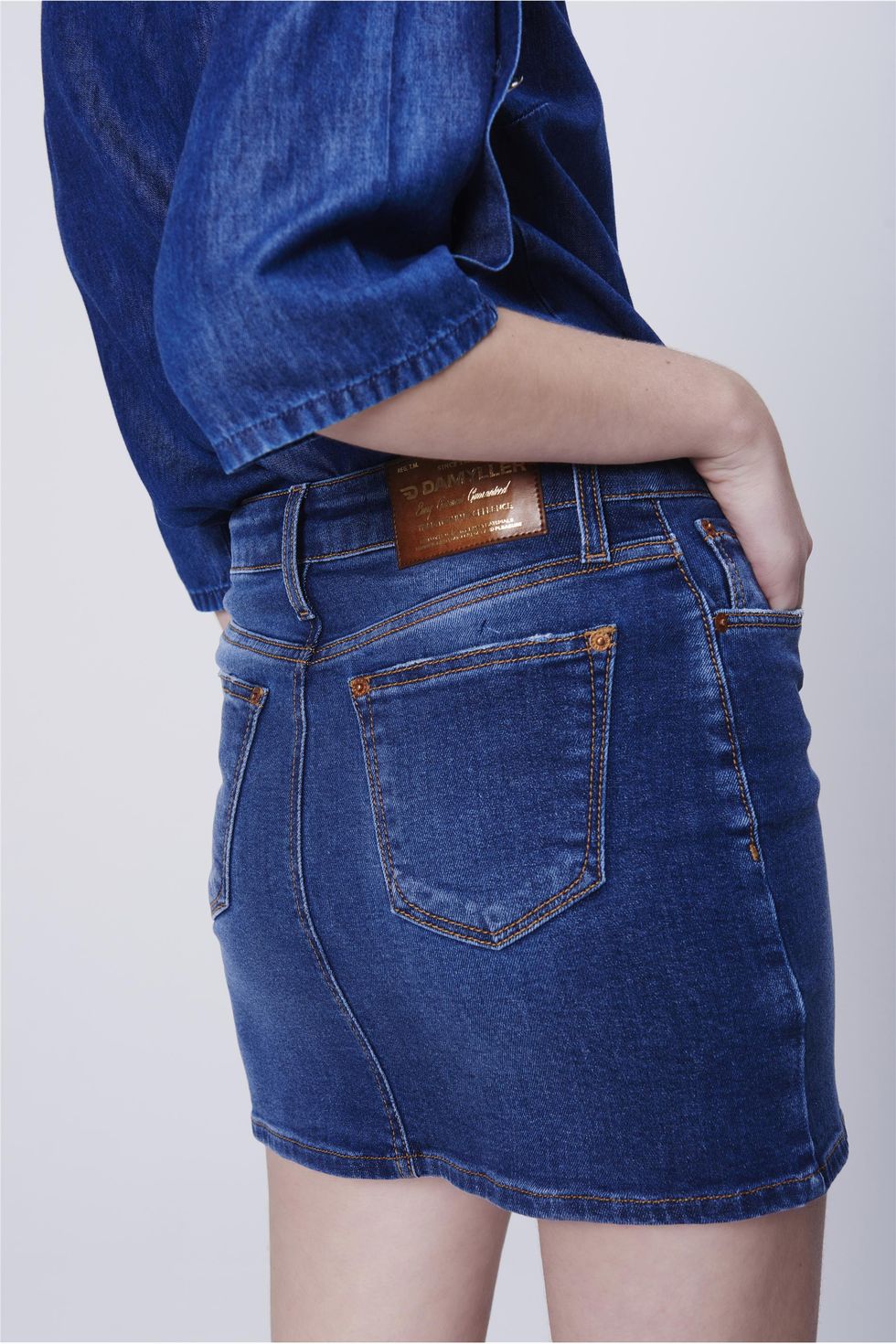 saias jeans femininas