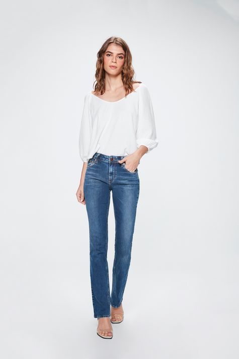 calça jeans classica feminina