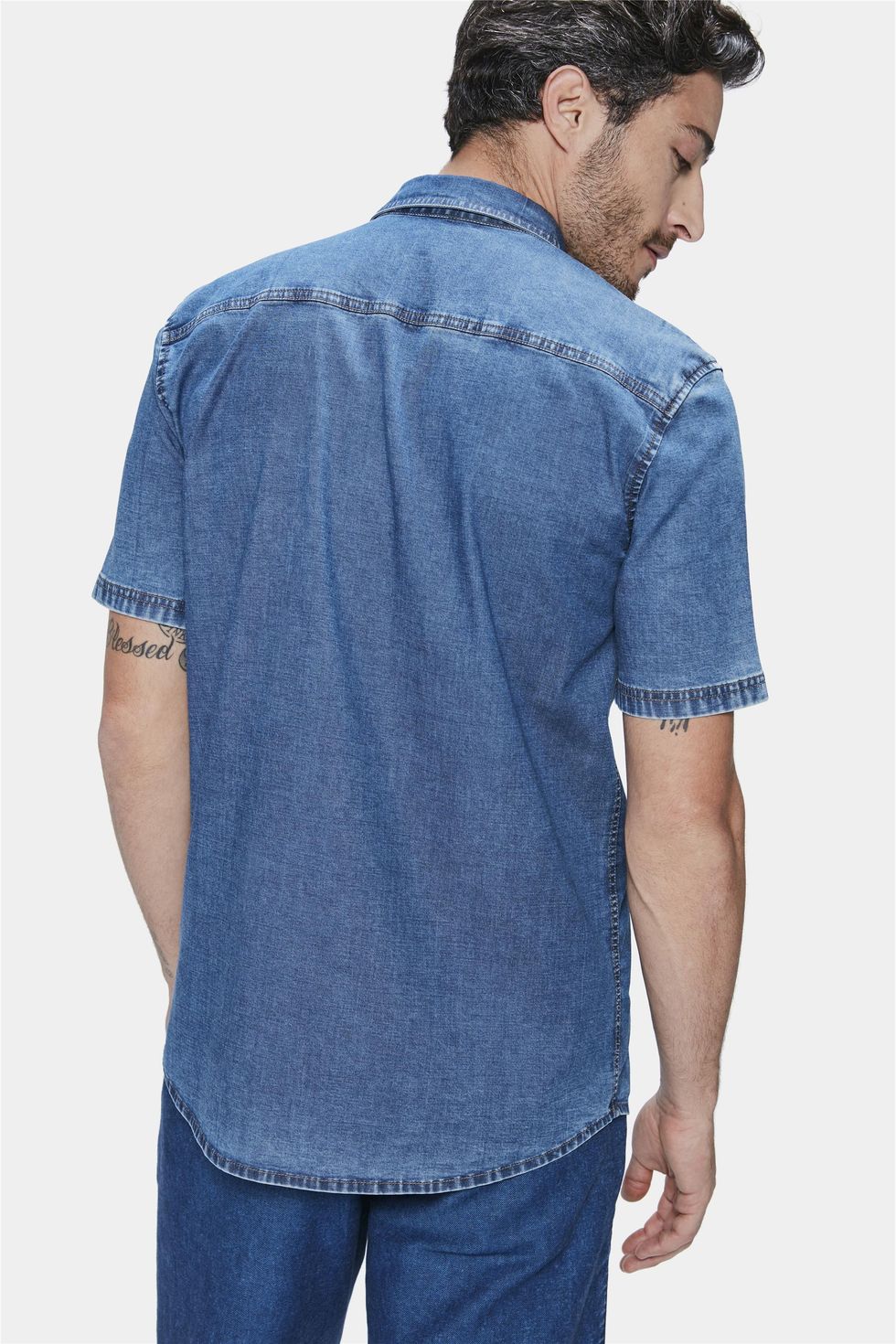 blusa jeans masculino