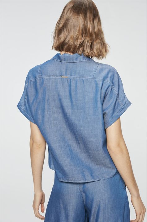 Camisa-Jeans-Azul-Royal-Feminina-Detalhe--