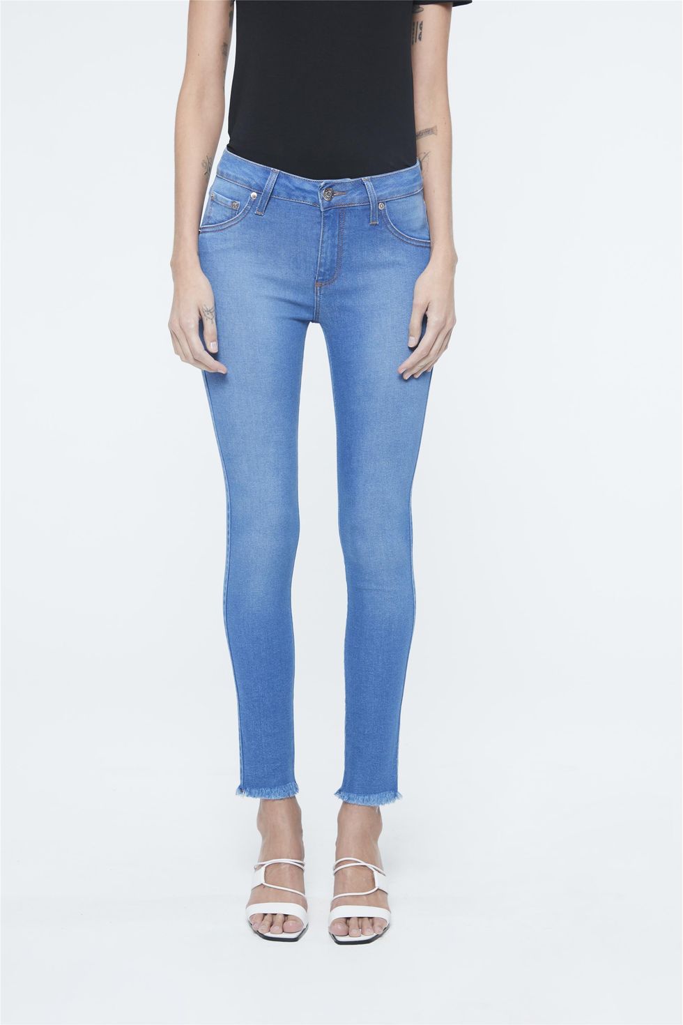 calça jeans azul royal