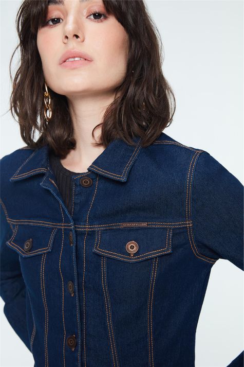 Camisa-Jeans-com-Recortes-Feminina-Detalhe--