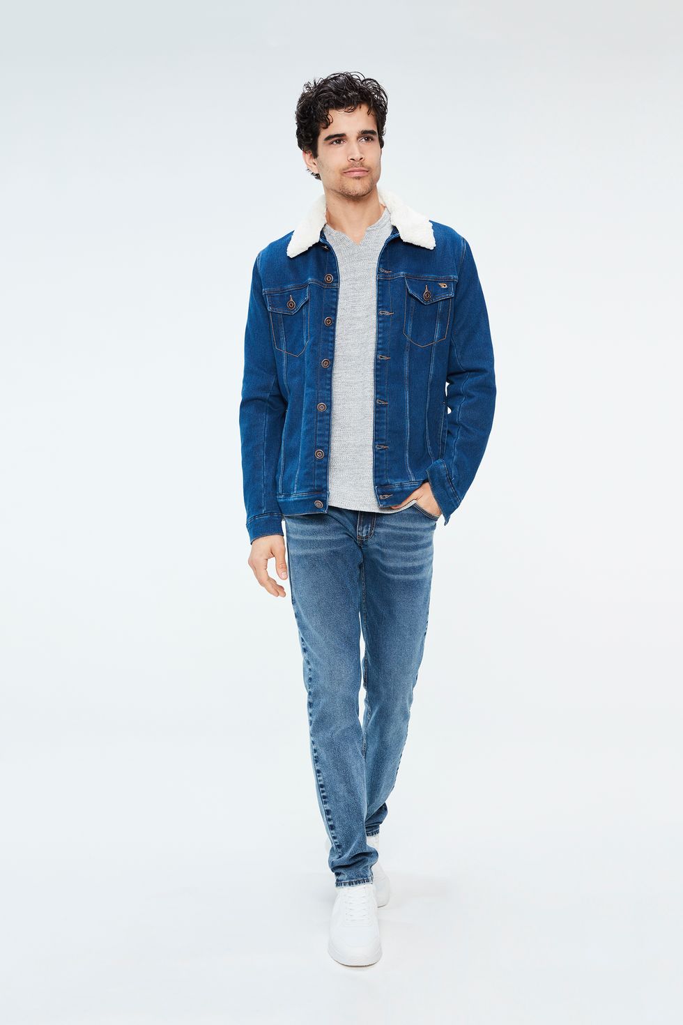 jaquetas masculinas jeans