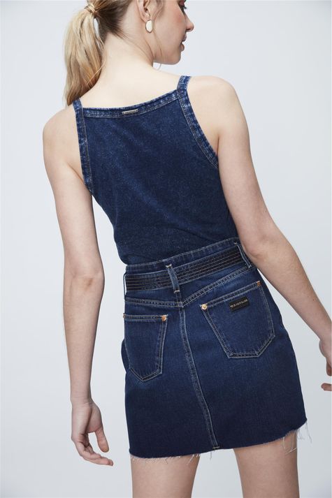 Saia-Jeans-Azul-Escuro-com-Ziper-Frontal-Costas--
