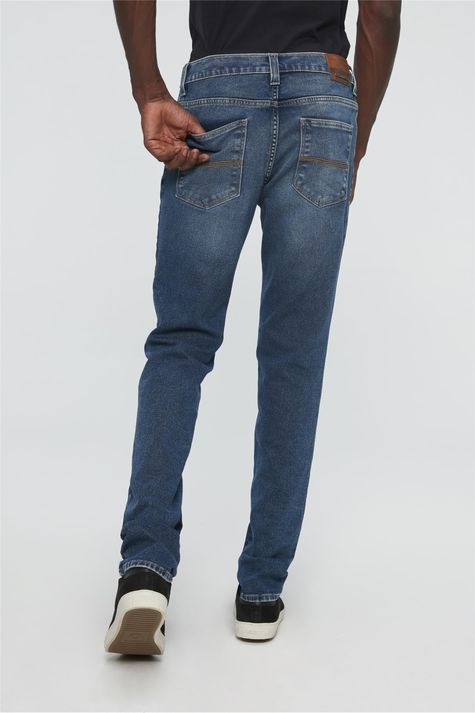 Calca-Jeans-Azul-Escuro-Slim-Masculina-Detalhe--