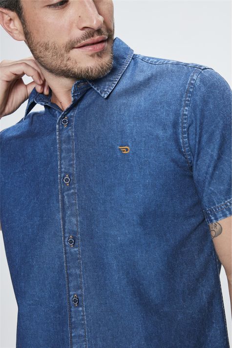 Camisa Jeans Masculino Damyller