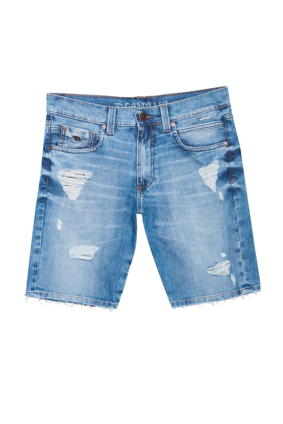 Bermuda Jeans Skinny Rasgada Masculina Damyller