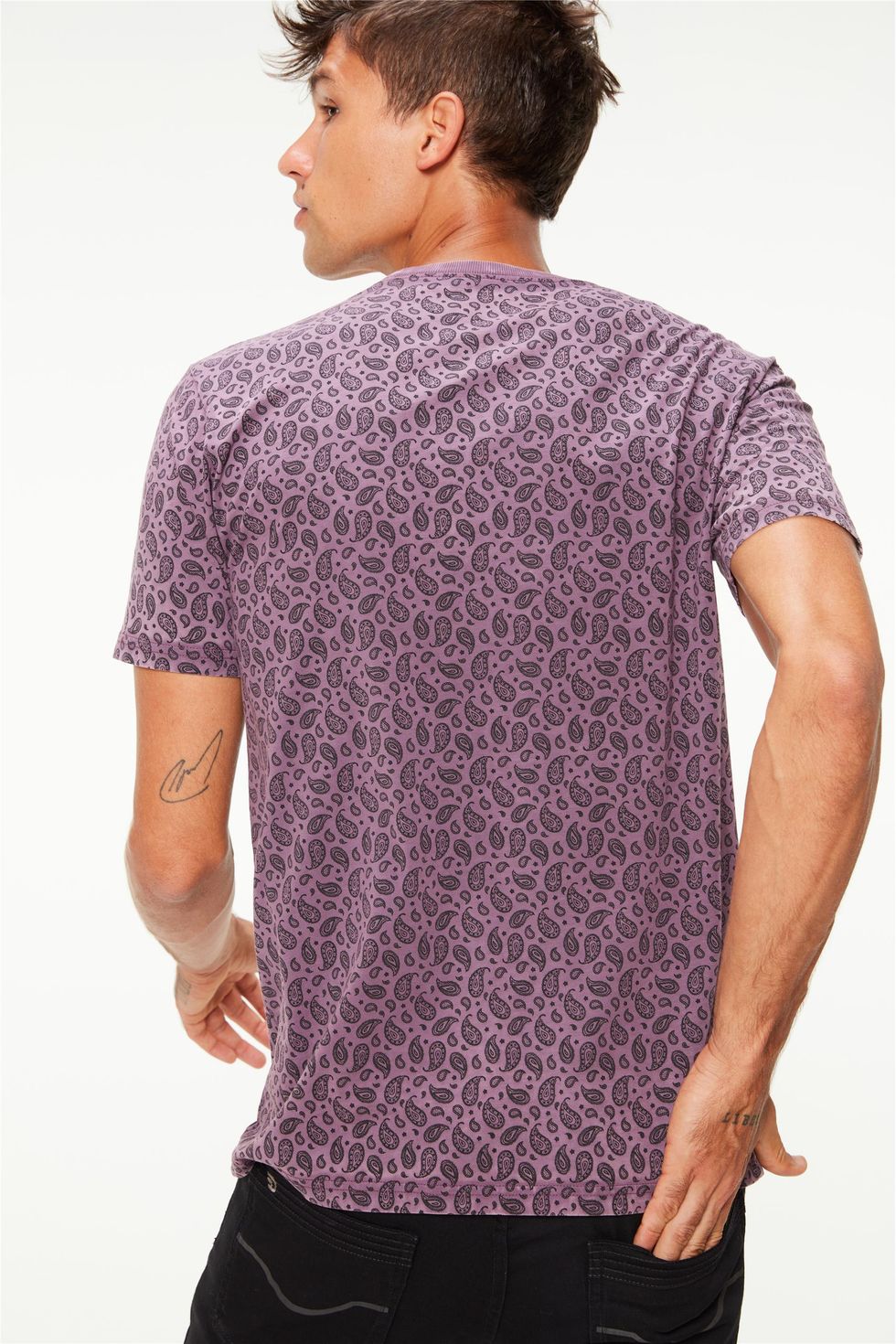 camisa estampa paisley