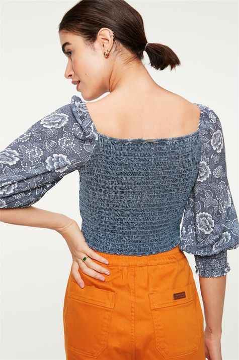 Blusa-Jeans-de-Lastex-e-Mangas-Bufantes-Costas--