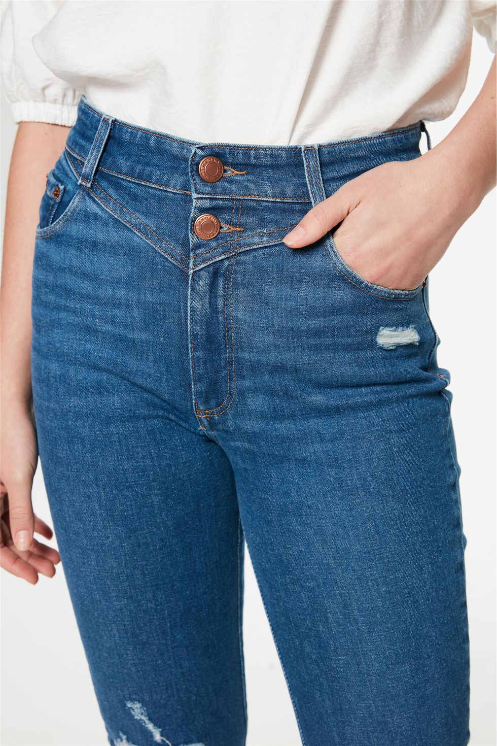 Calca-Jeans-Skinny-com-Recorte-Feminina-Frente--