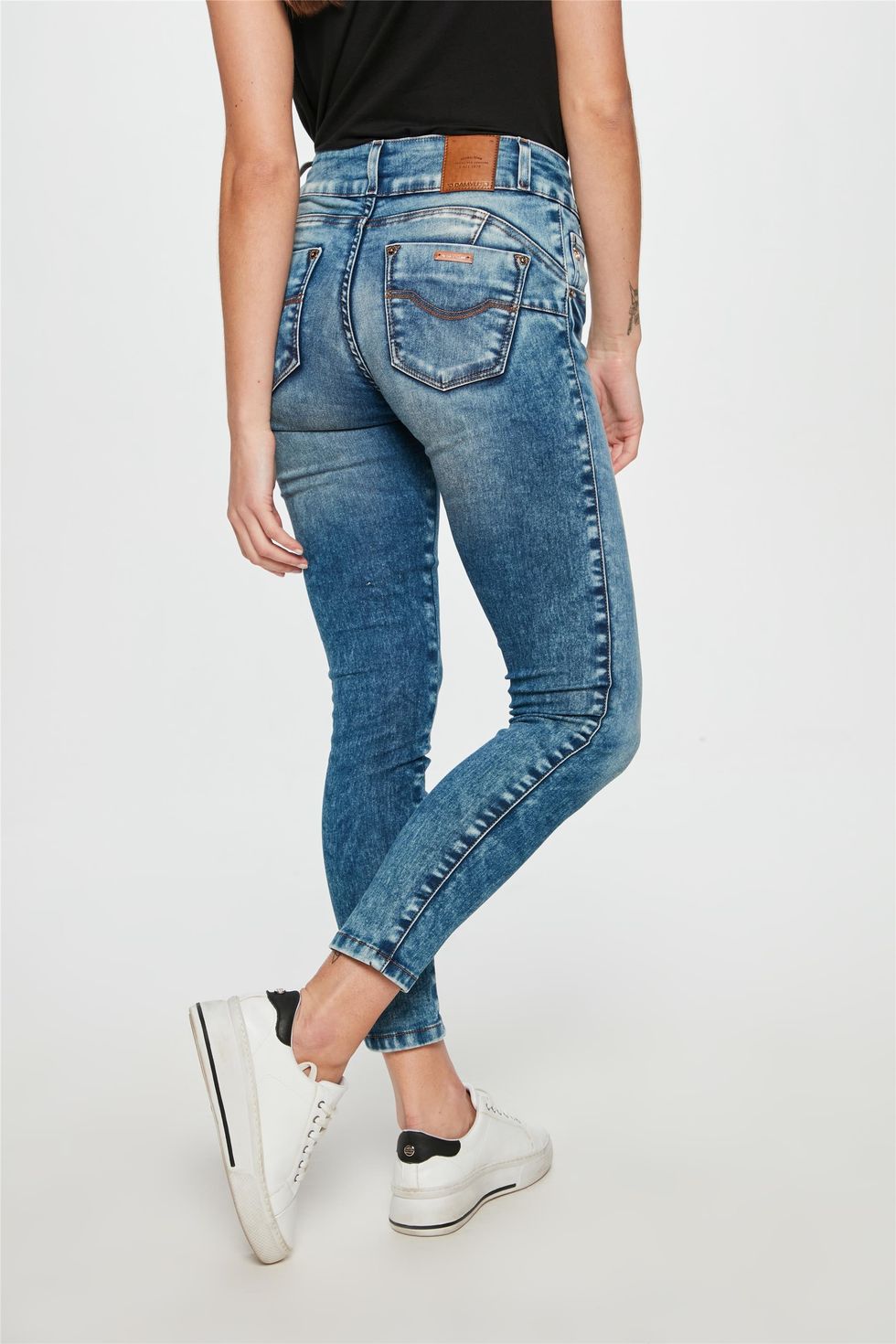 Blue 36                  EU WOMEN FASHION Jeans Jeggings & Skinny & Slim Worn-in Bershka Jeggings & Skinny & Slim discount 75% 