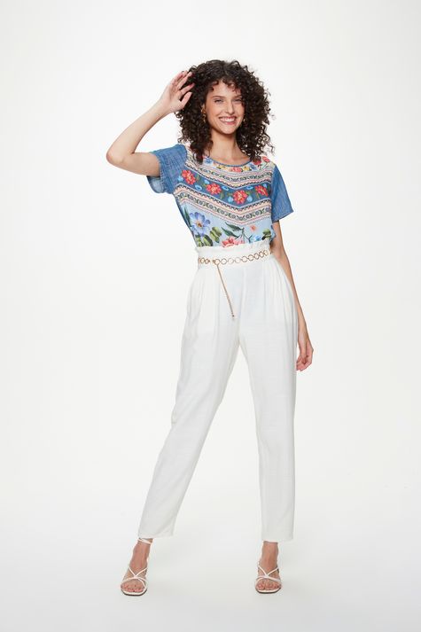 Blusa-Jeans-com-Estampa-Floral-Colorida-Detalhe-2--