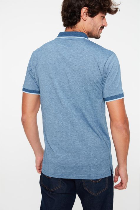 Camisa-Polo-com-Estampa-de-Poa-Masculina-Costas--