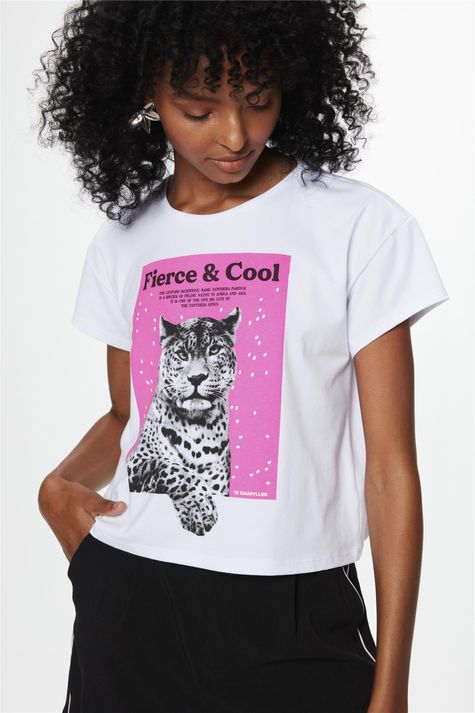 Camiseta-Estampa-de-Onca-Fierce-e-Cool-Frente--