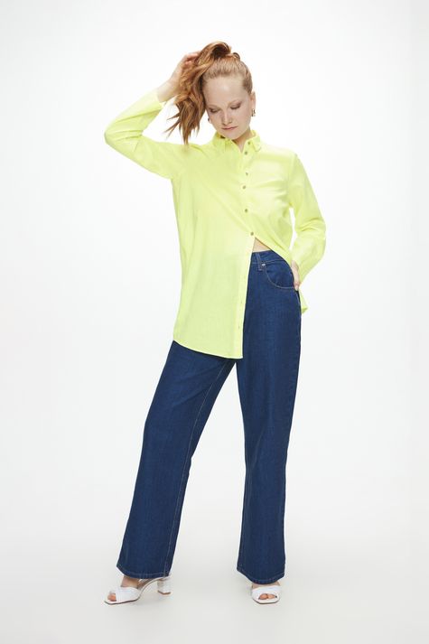 Camisa-Alongada-Amarelo-Neon-Detalhe-1--