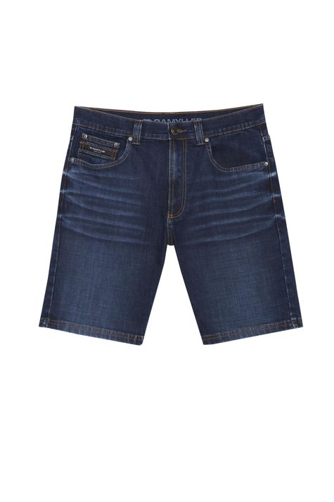 Bermuda-Jeans-Escuro-Slim-com-Marcacoes-Detalhe-Still--