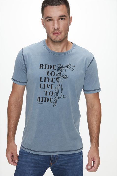 Camiseta-com-Estampa-Ride-To-Live-Detalhe--