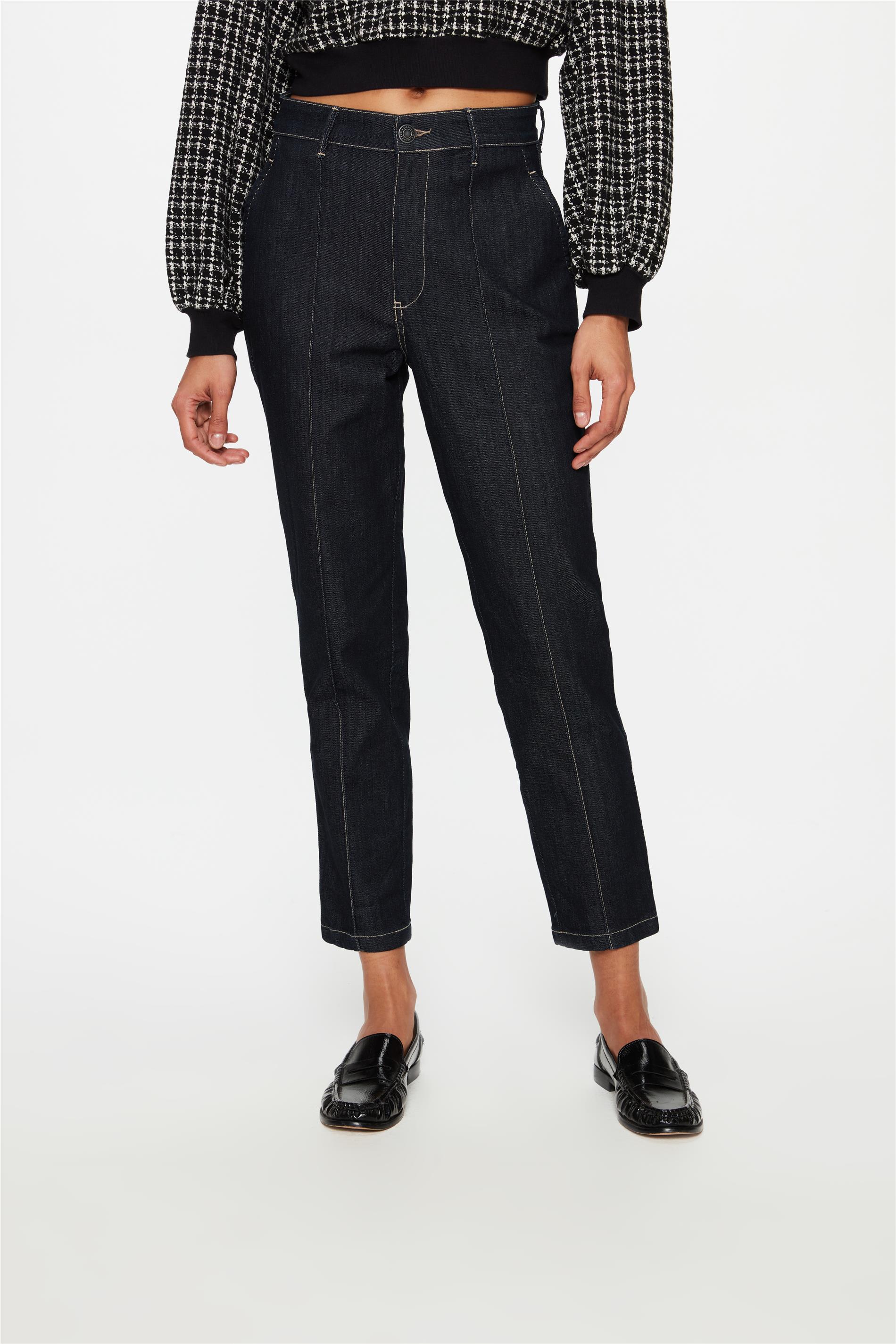 Calça Jeans Escuro Chino G5 Cropped