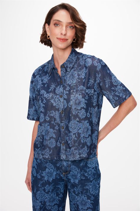 Camisa-Jeans-com-Bolsos-e-Estampa-Floral-Costas--